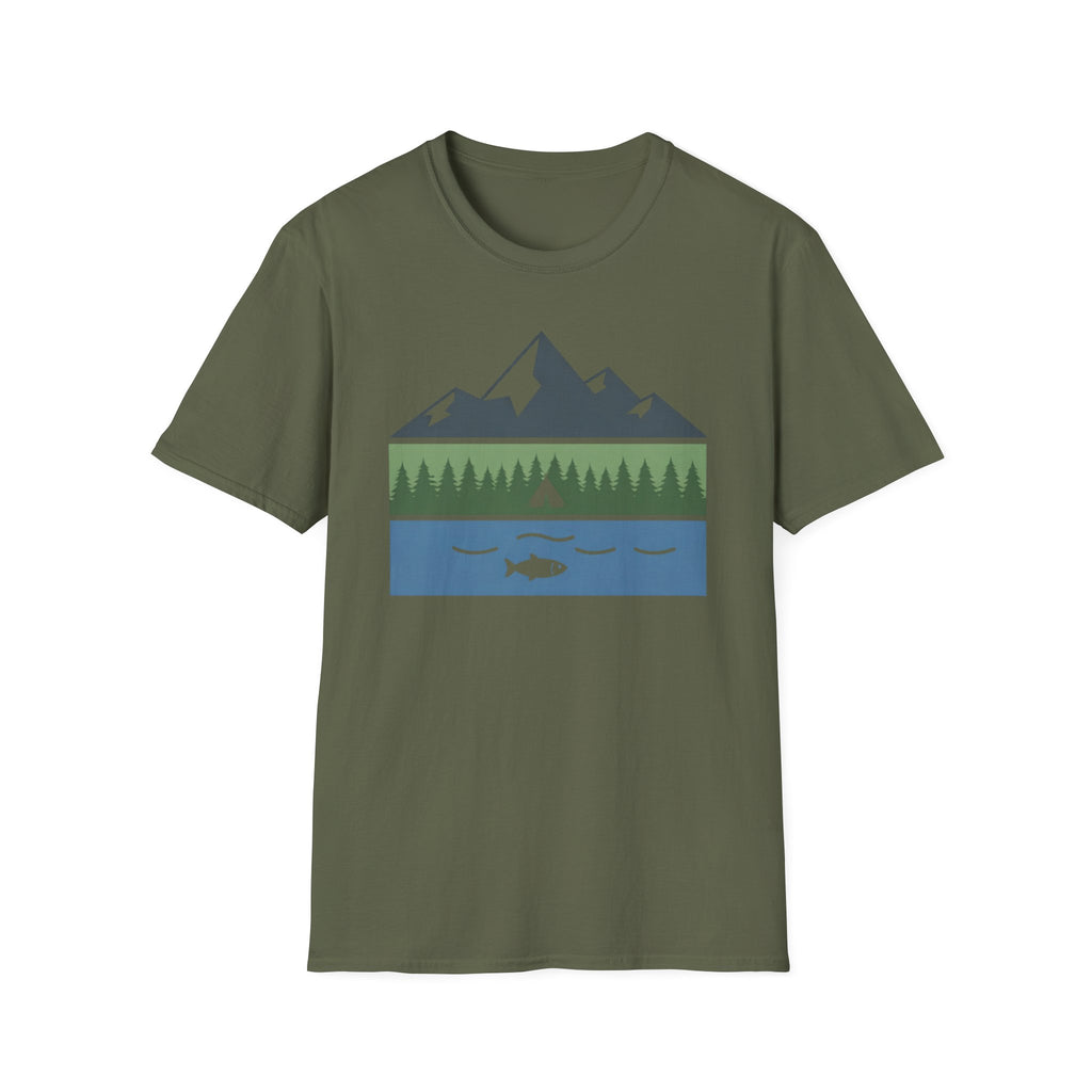 Mountain Camp Fish T‑Shirt