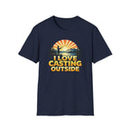 I Love Casting Outside T‑Shirt