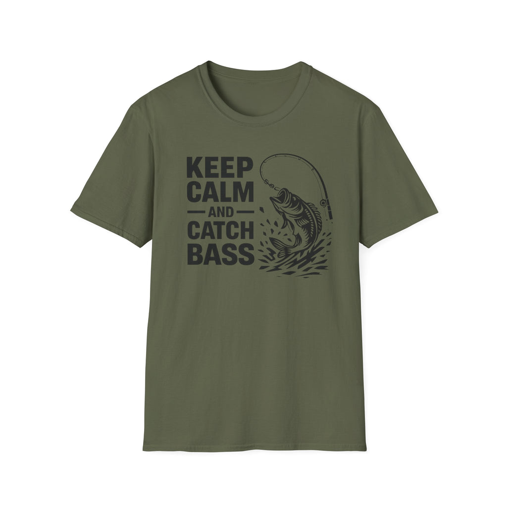 Keep Calm And Catch Bass T‑Shirt