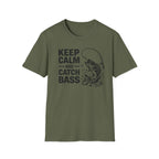 Keep Calm And Catch Bass T‑Shirt