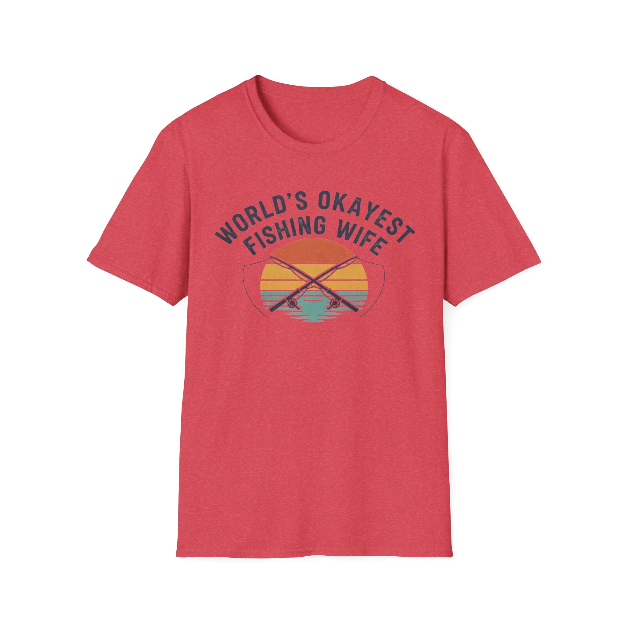 World's Okayest Fishing Wife T‑Shirt