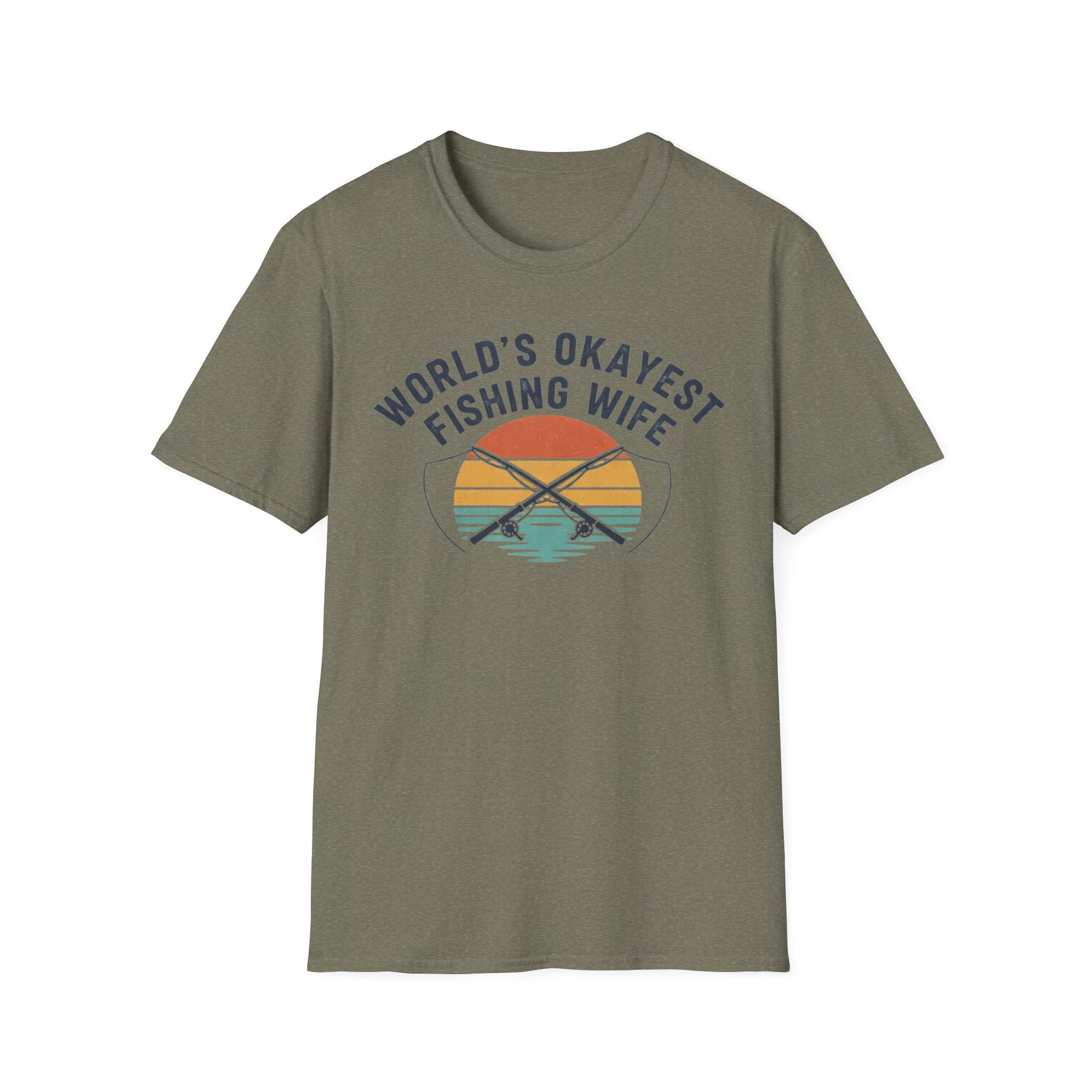 World's Okayest Fishing Wife T‑Shirt