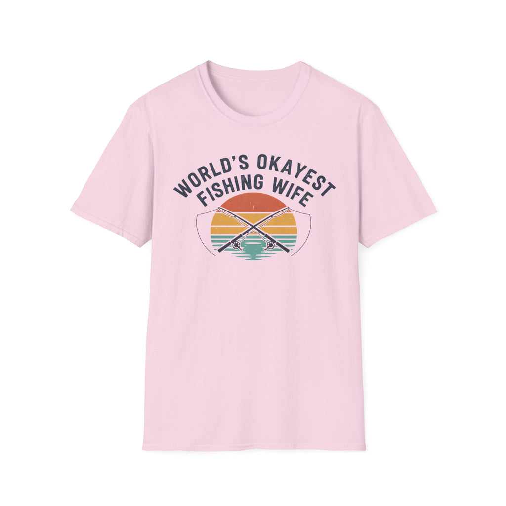 World's Okayest Fishing Wife T‑Shirt