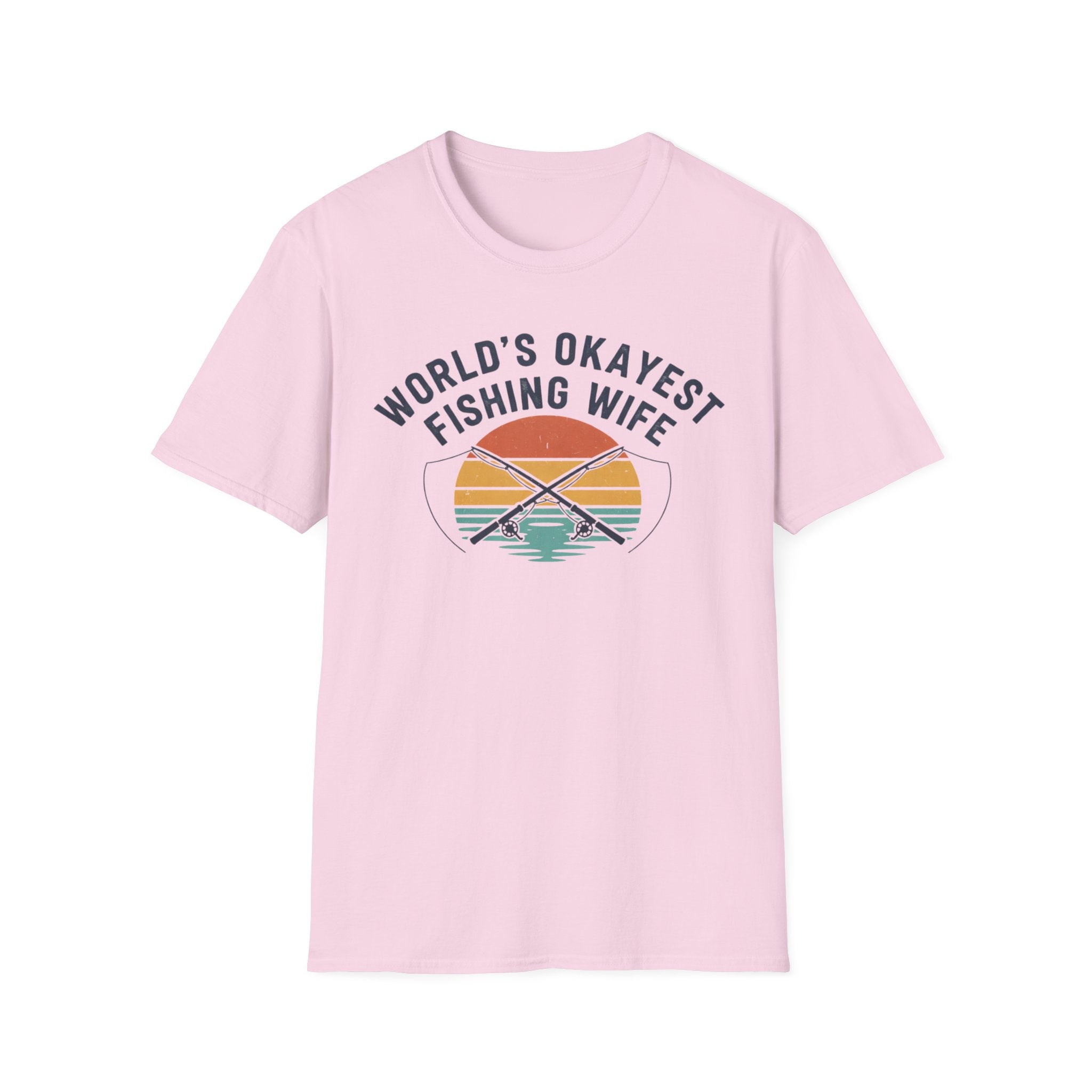 World's Okayest Fishing Wife T‑Shirt