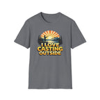 I Love Casting Outside T‑Shirt