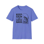 Keep Calm And Catch Bass T‑Shirt