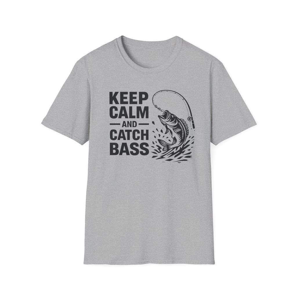 Keep Calm And Catch Bass T‑Shirt