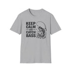 Keep Calm And Catch Bass T‑Shirt