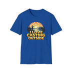 I Love Casting Outside T‑Shirt