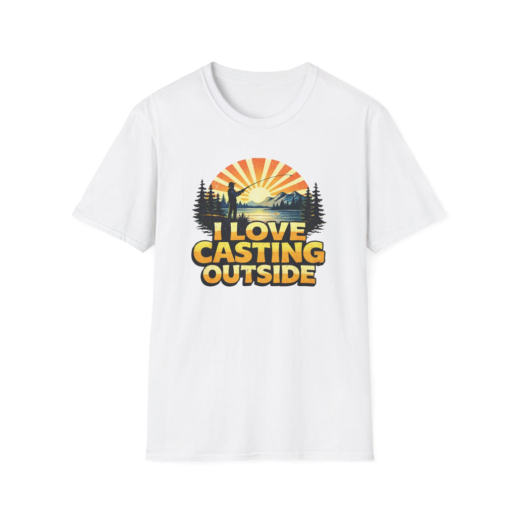 I Love Casting Outside T‑Shirt