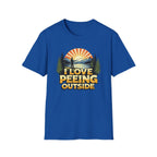 I Love Peeing Outside T‑Shirt